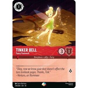 Tinker Bell - Fancy Footwork (Epic) 214/204 Holo Lorcana Disney